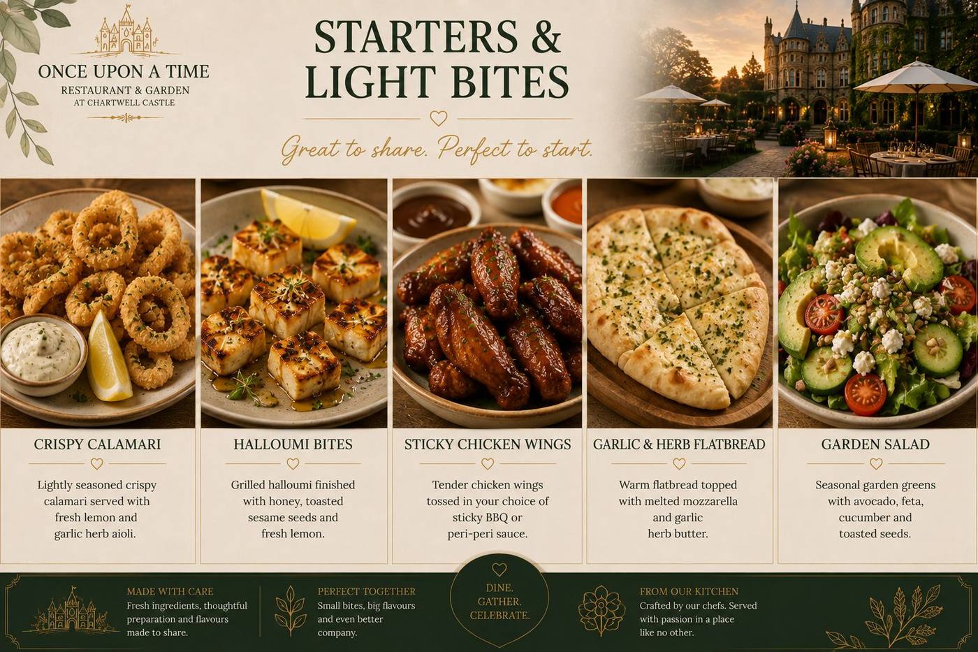 Starters and Light Bites at Once Upon A Time